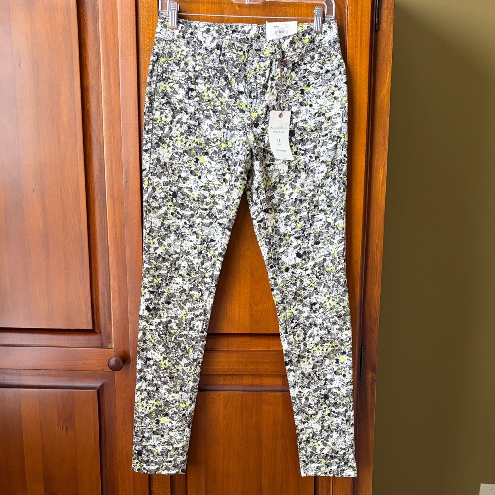 Simply Vera Vera Wang Multicolor Skinny Pants